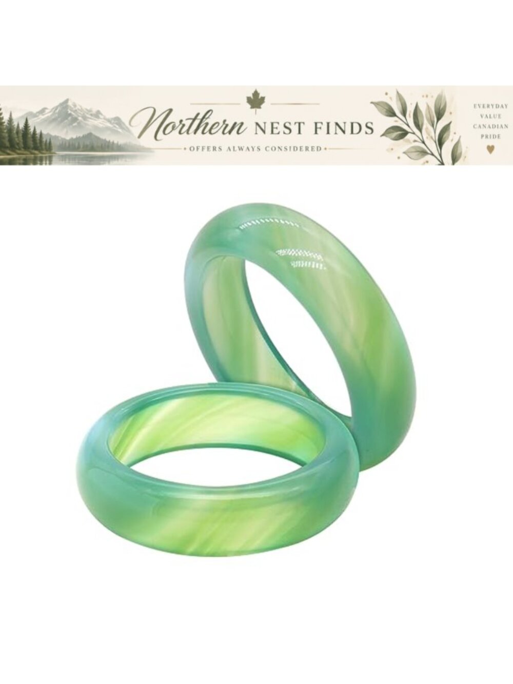 Natural Carnelian Jade Crystal Band Ring Round Donut Gemstone Gift